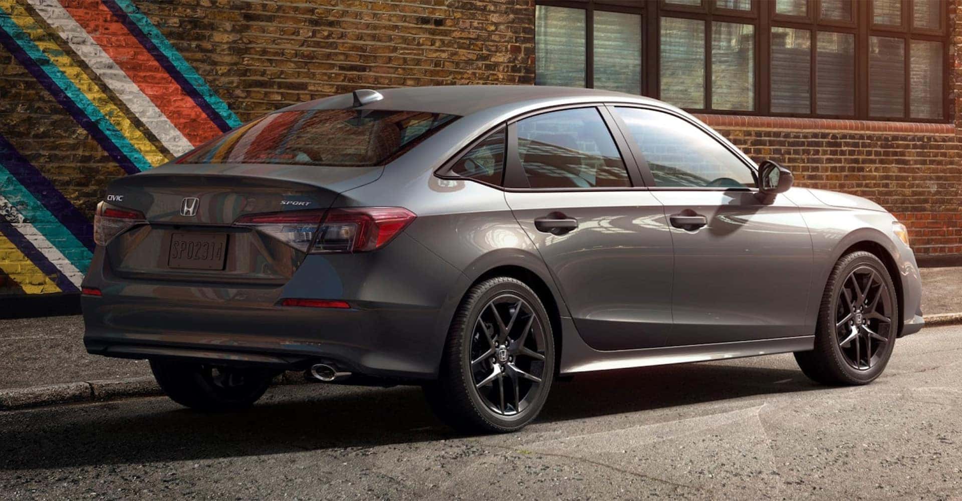 2025 Honda Civic Sedan grey back