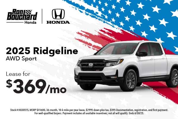 2025 Honda Ridgeline AWD SPORT