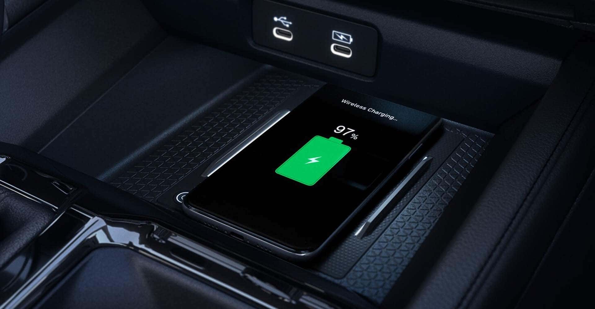 2025 Honda Accord Hybrid charging phone
