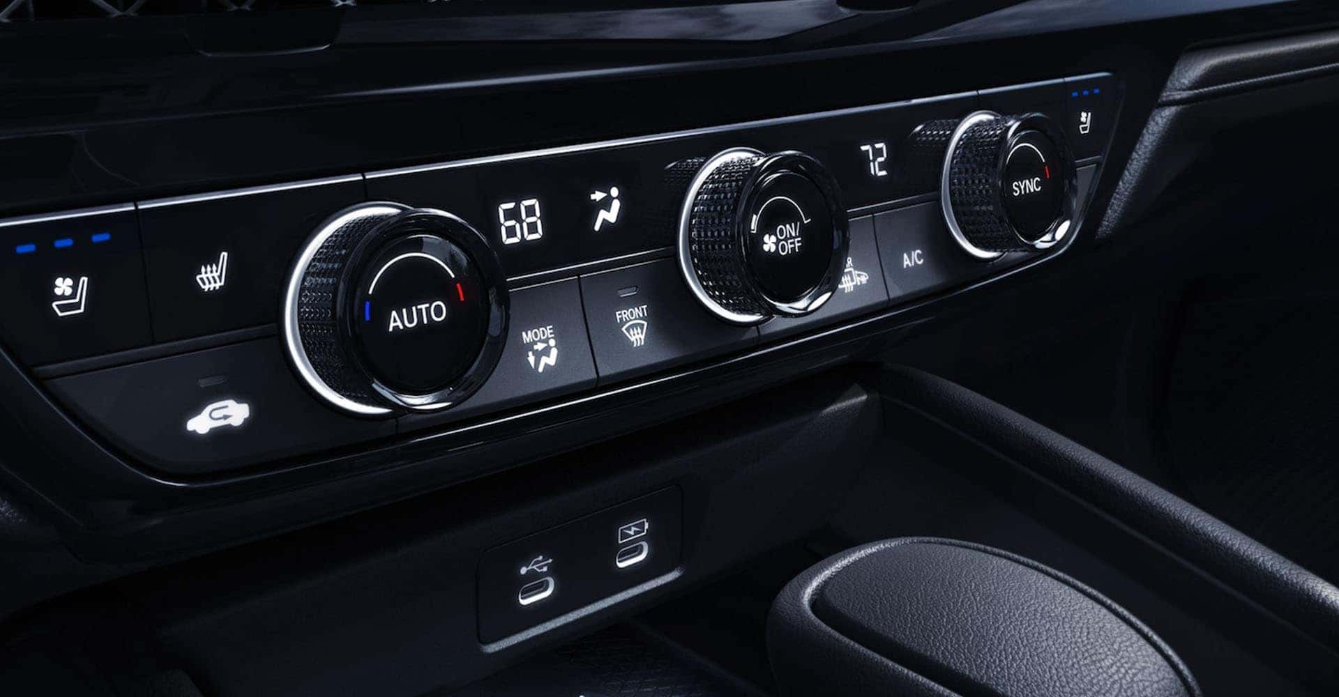 2025 Honda Accord Hybrid knobs