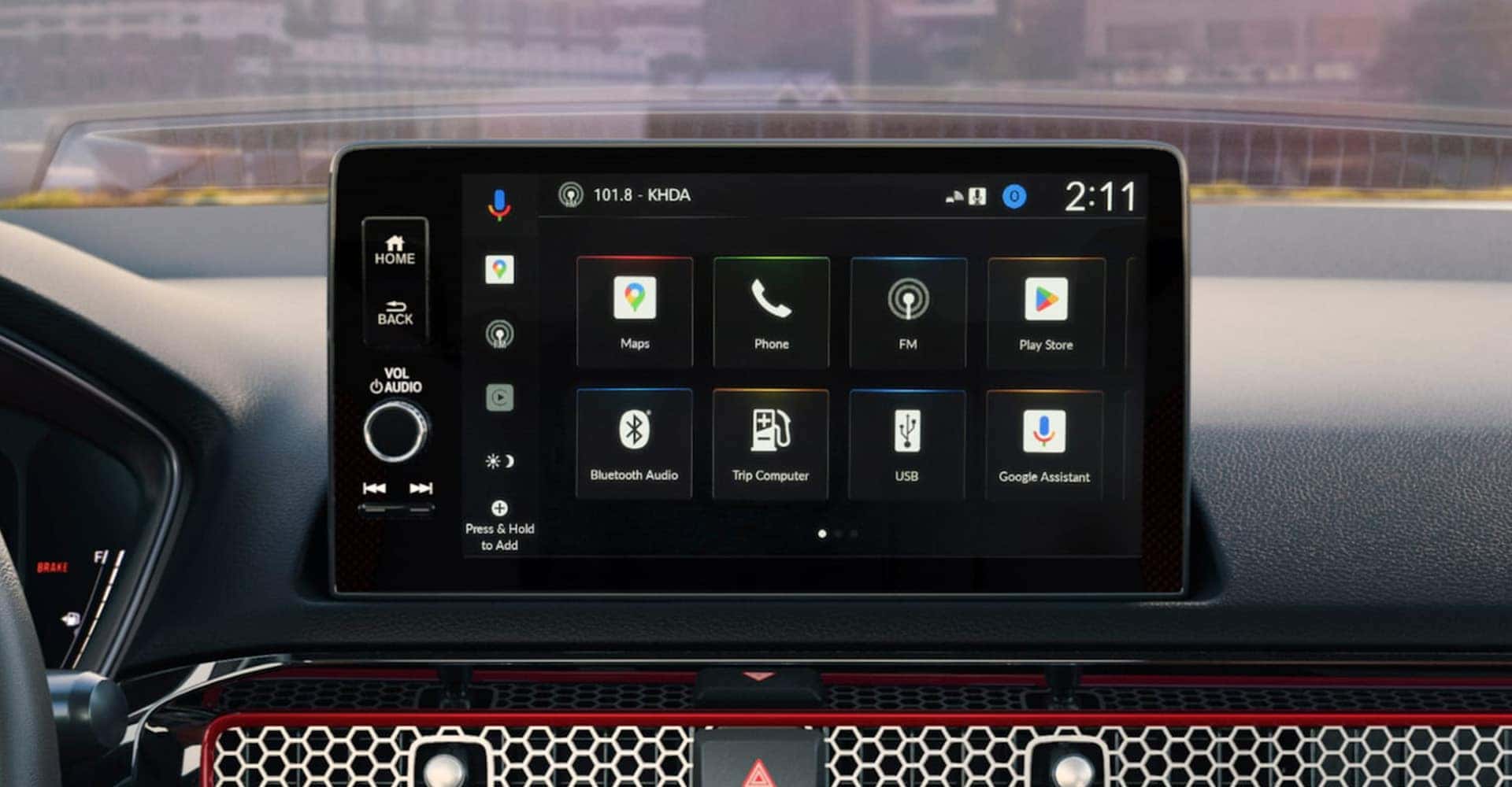 2025 Honda Civic Si screen