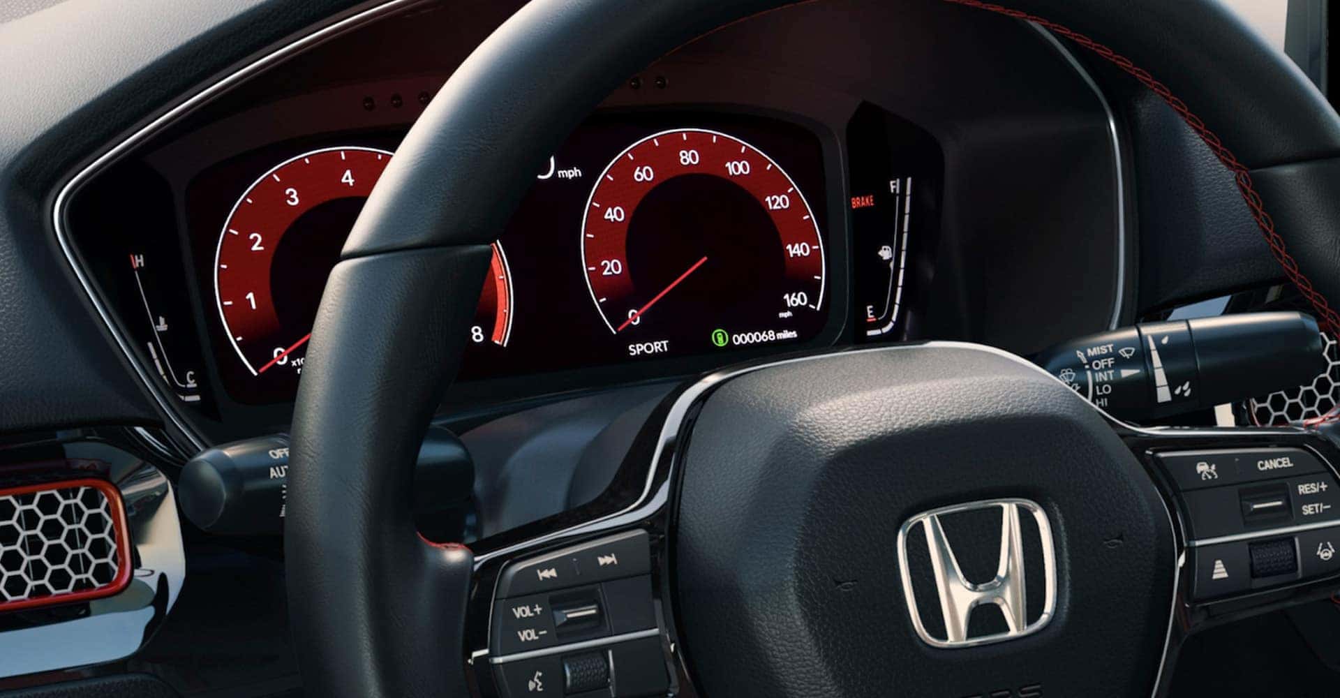 2025 Honda Civic Si speedometer