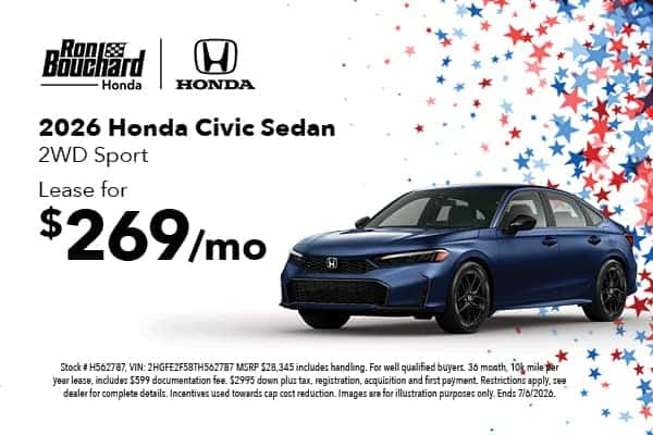 2026 Honda Civic Sedan 2WD Sport