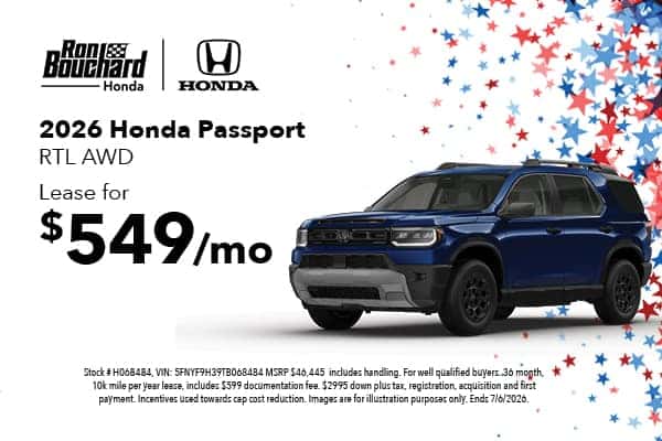 2026 Honda Passport RTL AWD