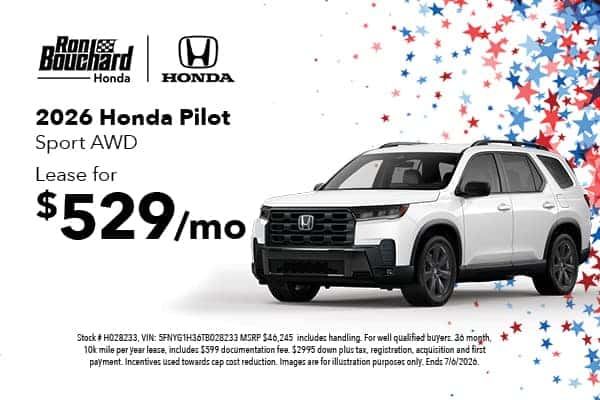2026 Honda Pilot Sport AWD 