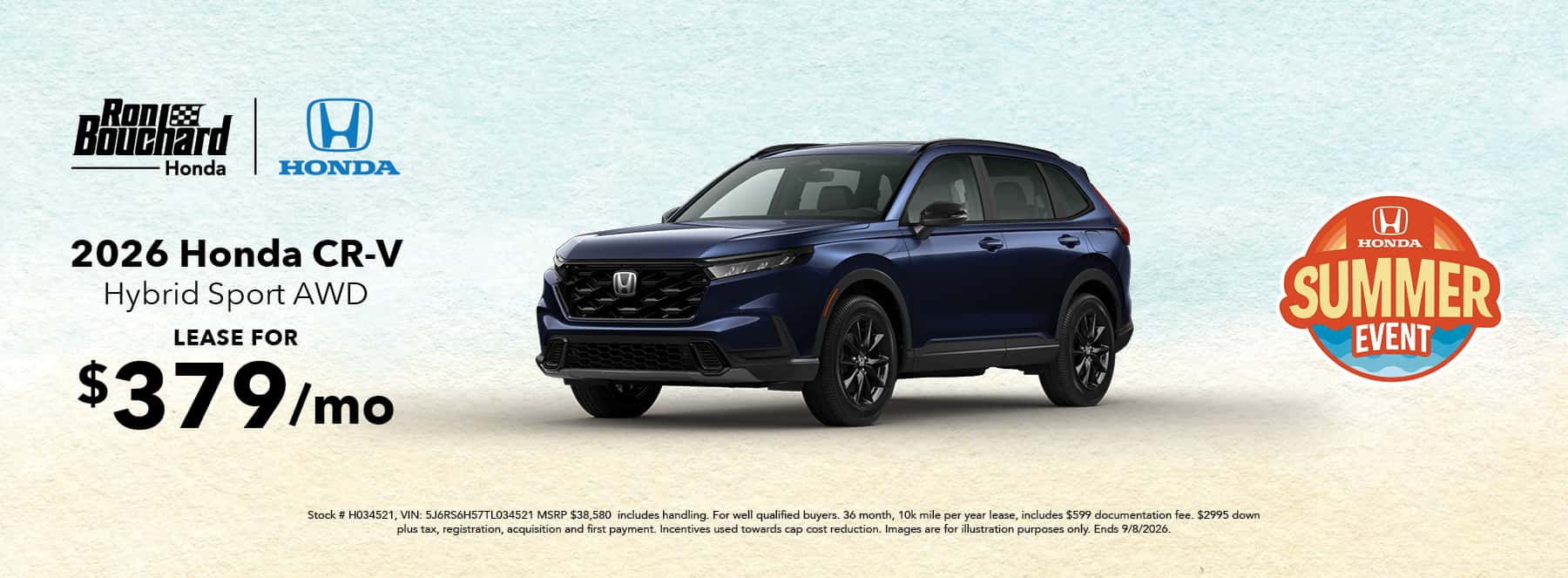 2026 Honda CR-V Hybrid Sport AWD