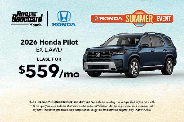 2026 Honda Pilot Sport EX-L AWD