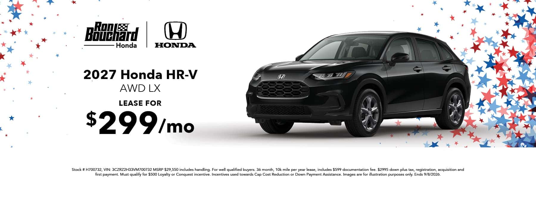 2027 Honda HR-V AWD LX
