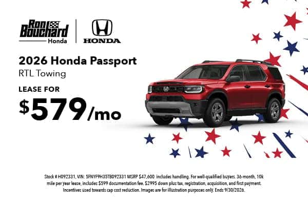 2026 Honda Passport RTL Towing