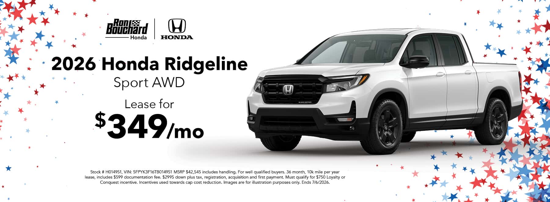 June Ridgeline Offer