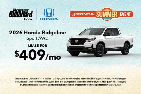 2026 Honda Ridgeline Sport AWD