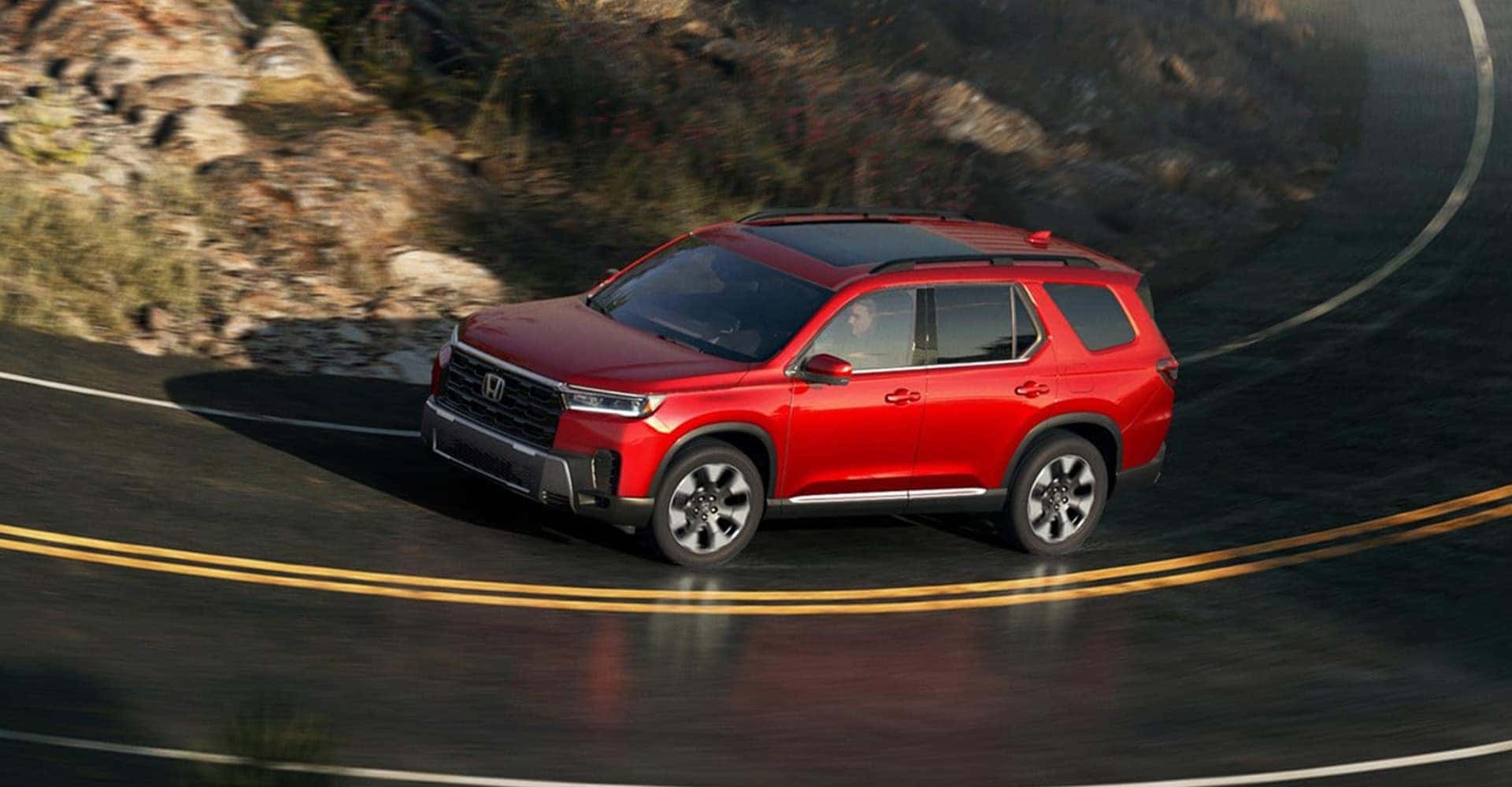 2026 Honda Pilot in red