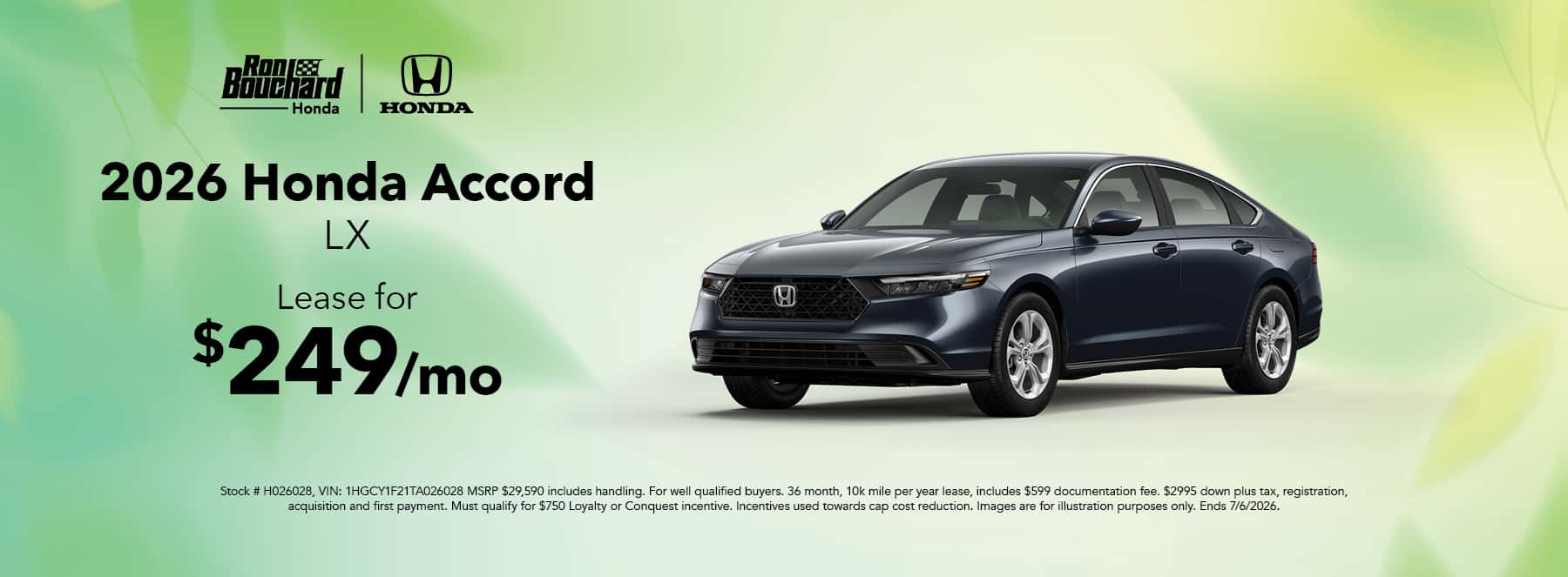 2026 Honda Accord LX
