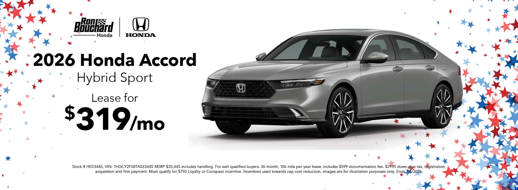 June Accord Hybrid Offer