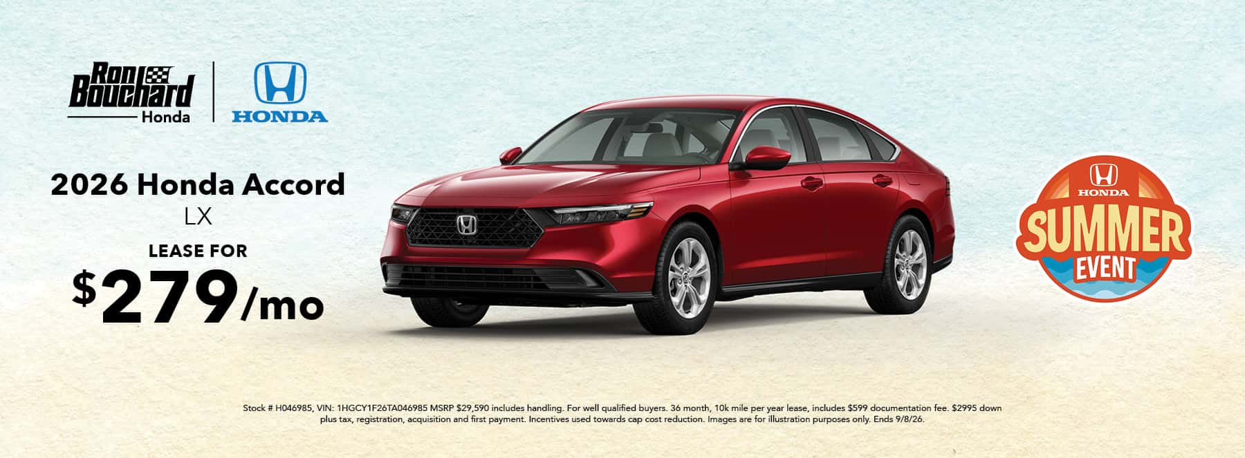 2026 Honda Accord LX