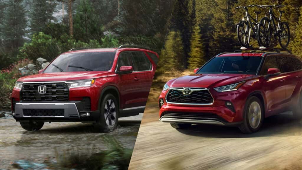 2026 Honda Pilot vs Toyota Highlander