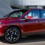 Red BMW iX
