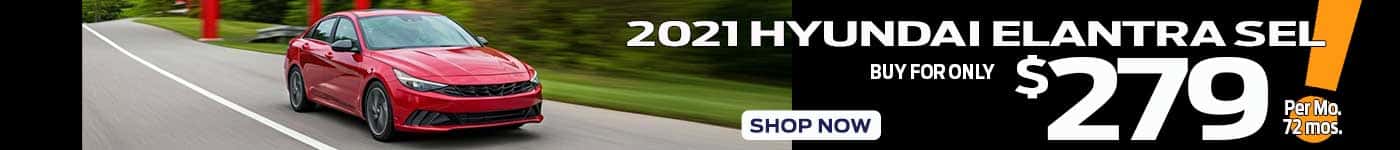 2021 Hyundai Elantra SEL driving in Reading, PA