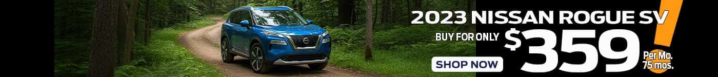 2023 Nissan Rogue SV driving in Reading, Berks County, PA