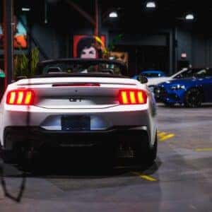 White Mustang GT convertible for sale