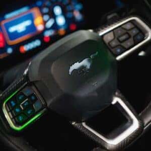 Ford Mustang steering wheel