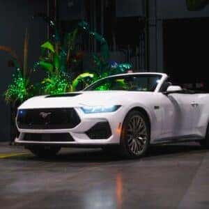 White Ford Mustang GT convertible for sale near me