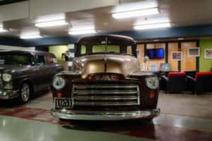 classic GMC truck at Masano Auto Park in Berks County PA