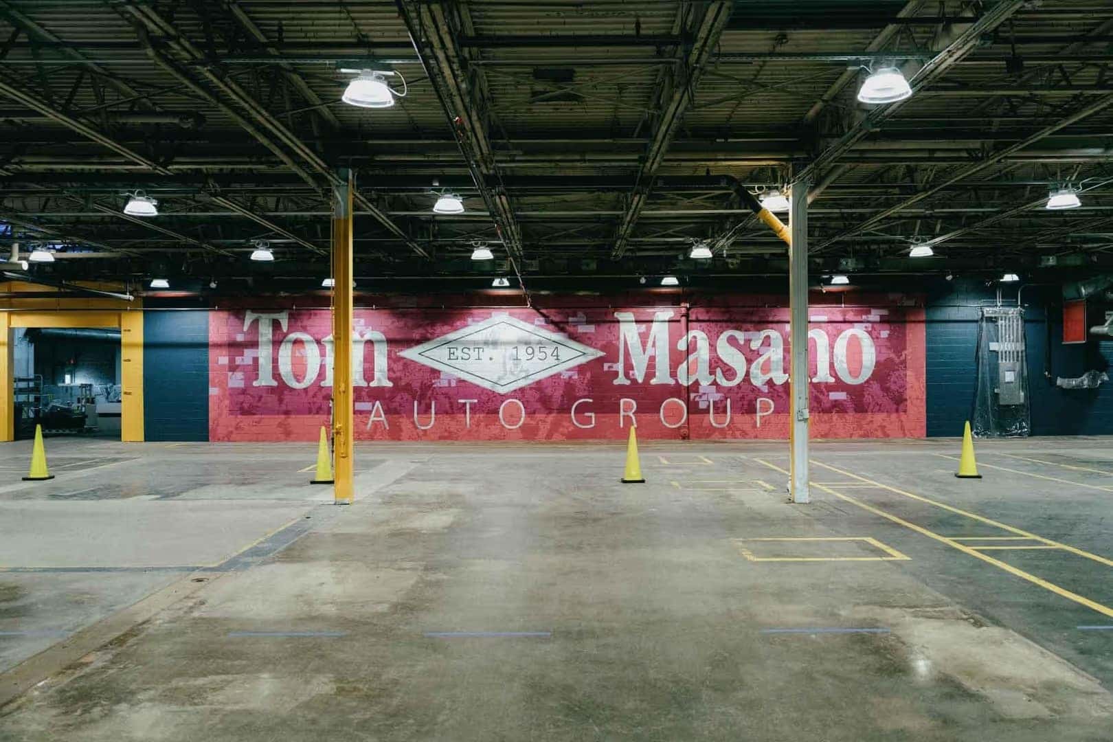 Masano Auto Park indoor AutoTorium used-car dealership in Reading, PA