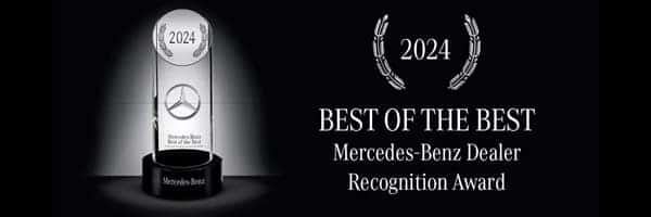 2024 best of the best, mercedes-benz dealer recognition award
