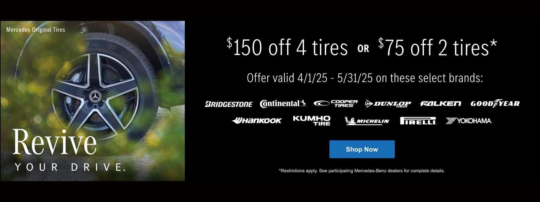 2025 May Mercedes-Benz tire specials in Berks County, PA