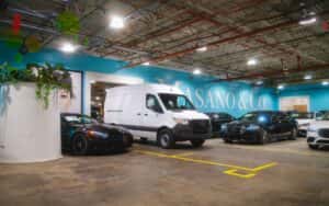 Mercedes-Benz sprinter van in Tiffany's Room