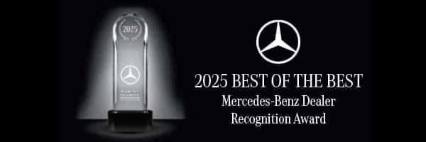 2025 best of the best, mercedes-benz dealer recognition award