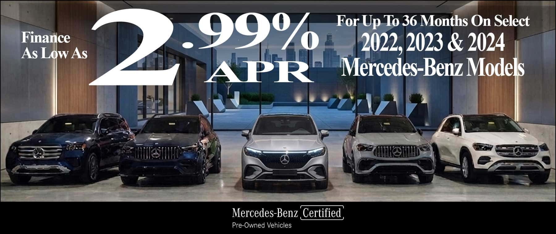 June Mercedes-Benz special, finance as low as 2.99% APR in Reading, PA