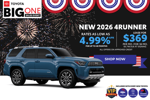 2026 4Runner Offer