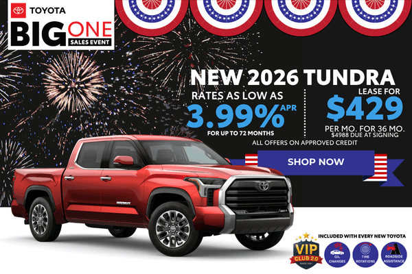 New 2026 Tundra Offer