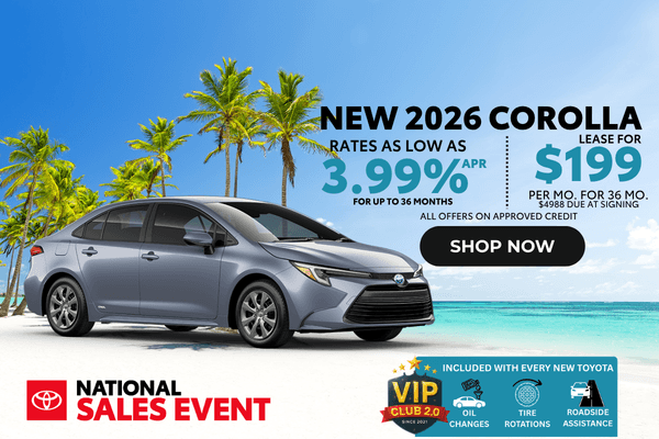 New 2026 Corolla Offer