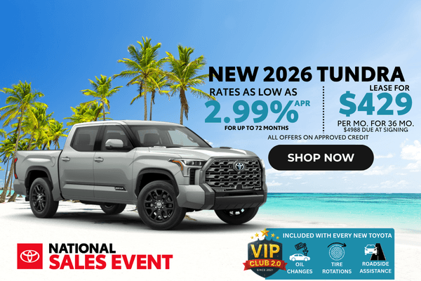 New 2026 Tundra Offer