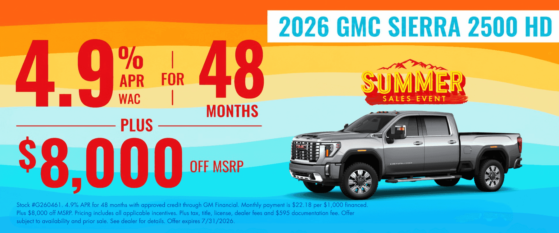 GMC Sierra 2500 offer