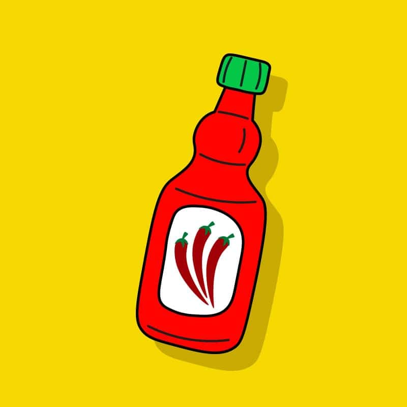 Hot Sauce Bottle