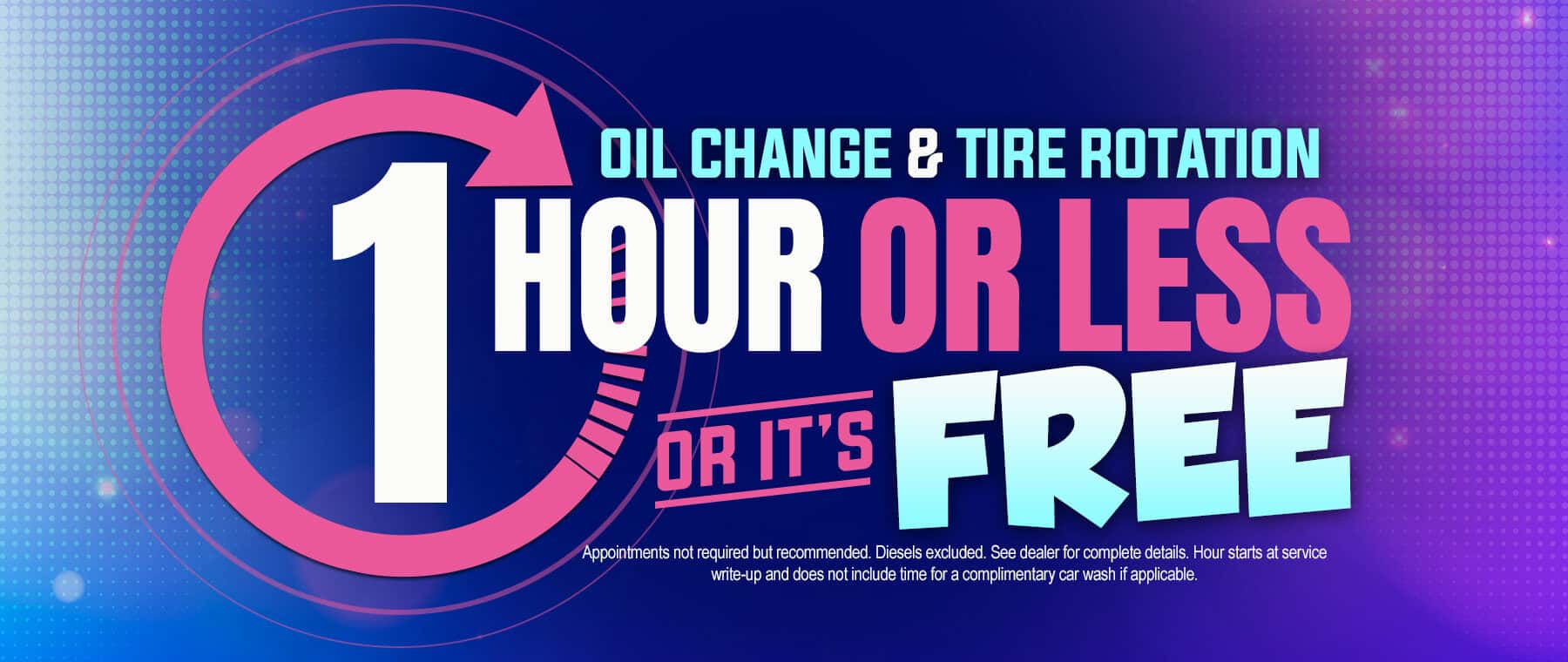 One Hour Oil Change