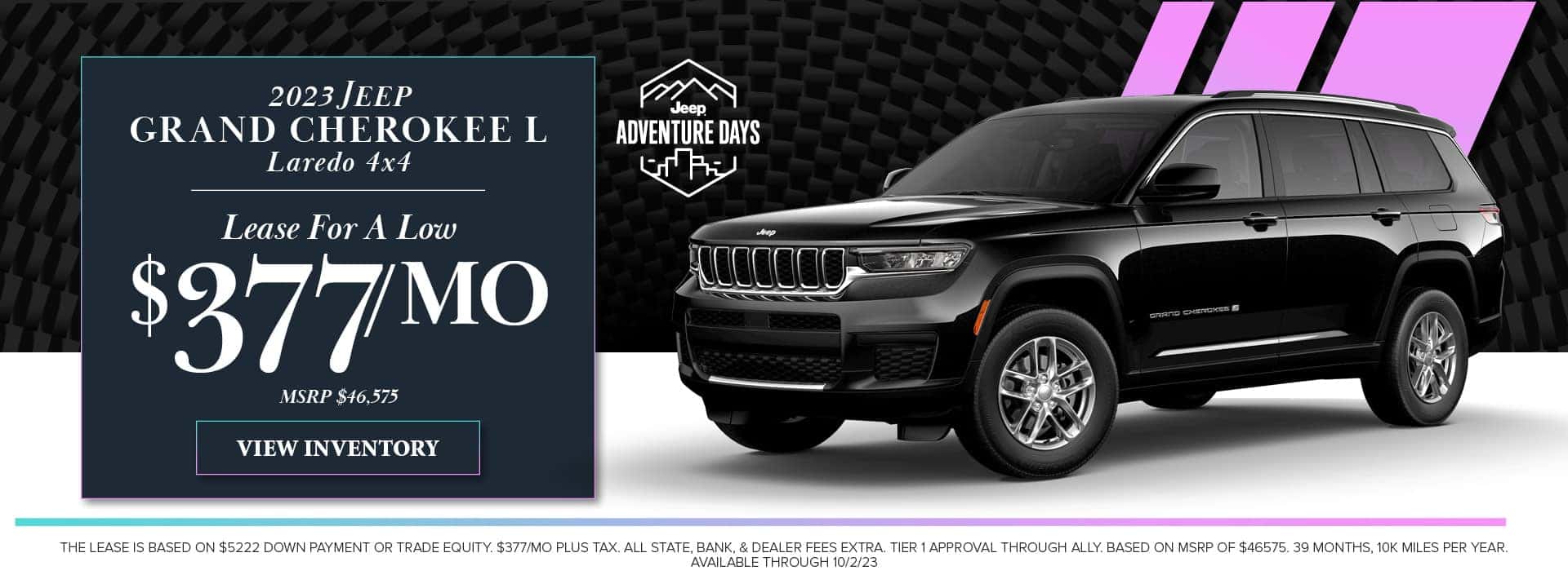 2023 jeep grand cherokee L laredo 4x4