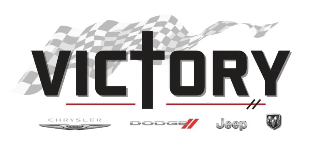 The Victory CDJR logo.