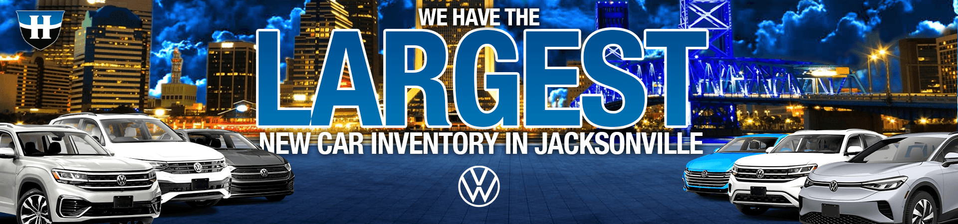 VW Largest New Car Inventory in Jacksonville