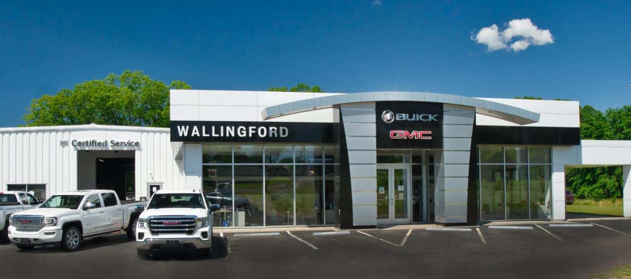 An exterior shot of a Buick GMC dealership.
