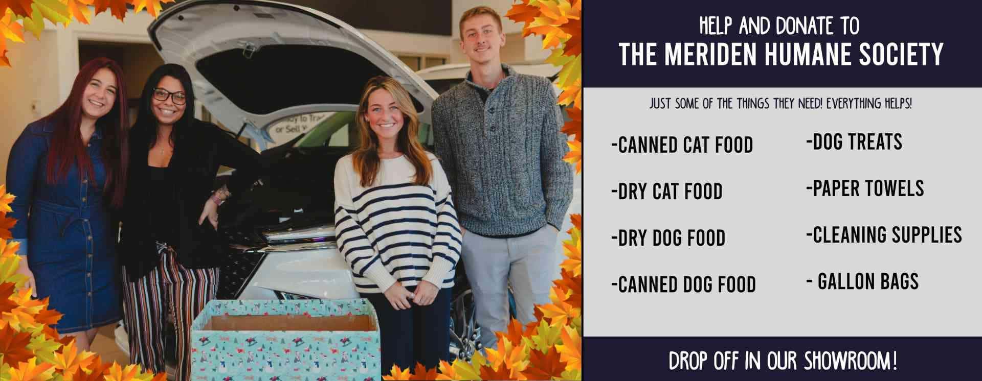 Donate to the Merided Humane Society