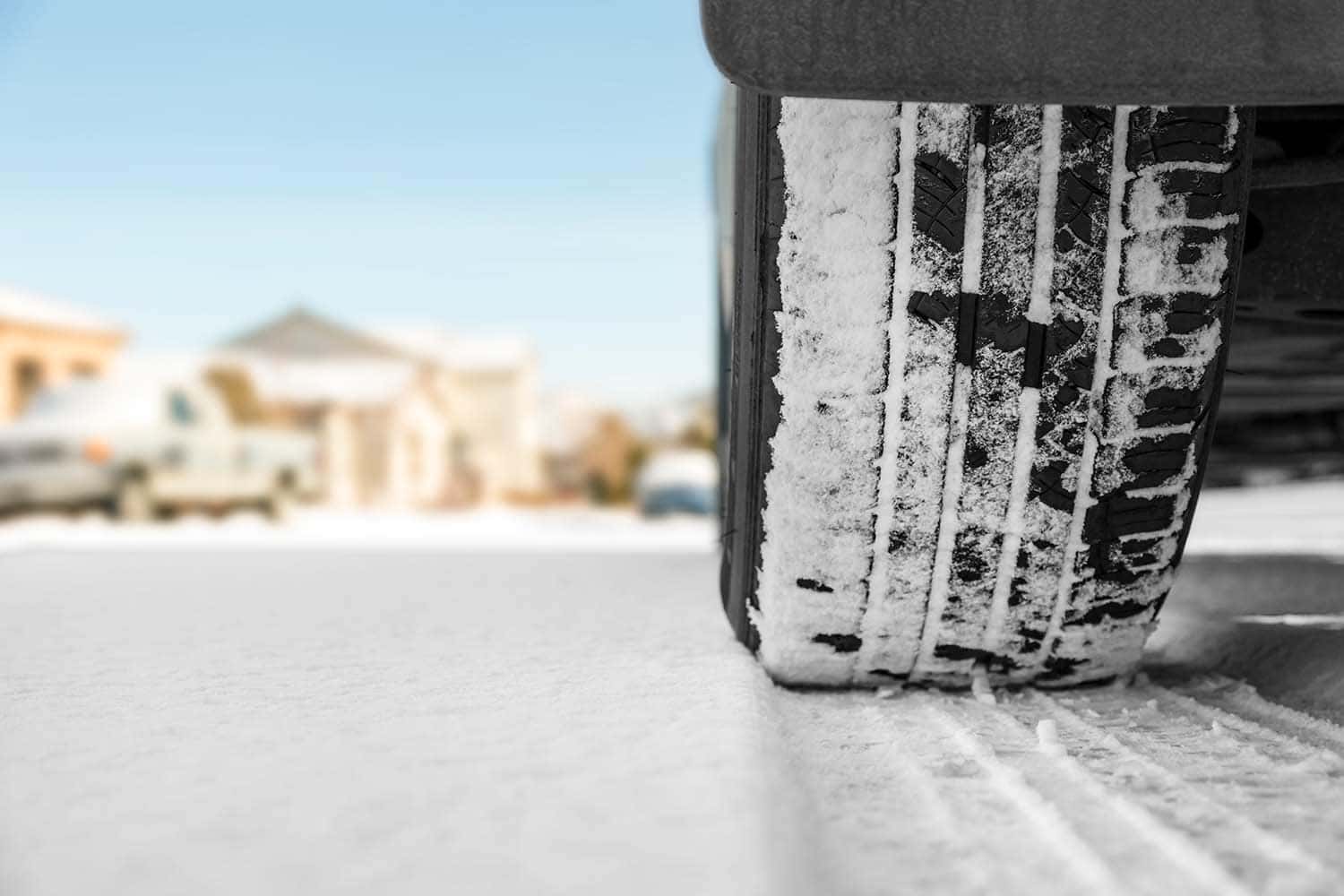 The Cold Facts of Winter Tires | Washington Honda in Washington, PA | Winter tires driving in the snow