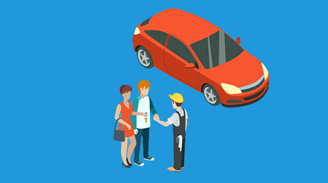 Why drivers should consider an extended warranty on their Honda at Washington Honda | Mechanic hanging keys to customers after repair