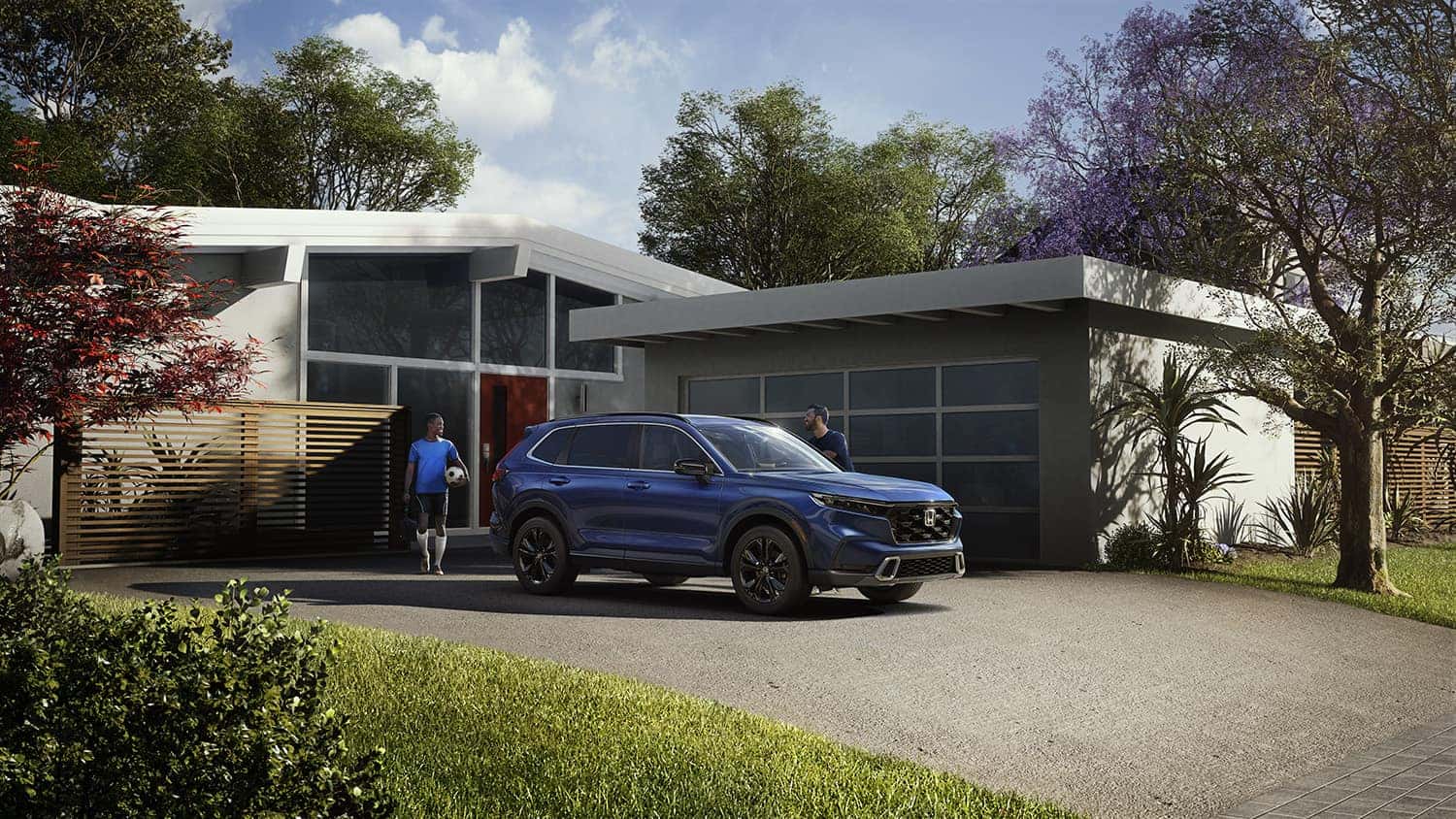 New 2023 Honda CR-V at Washington Honda | 2023 Honda CR-V parked in driveway