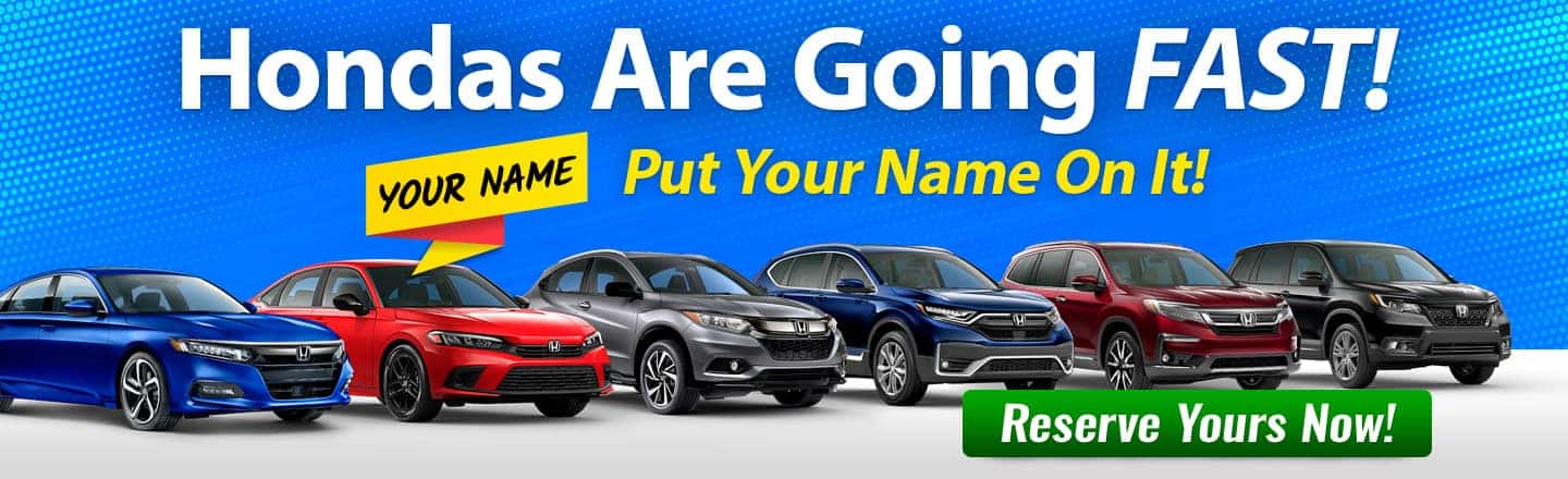 reserve your Honda