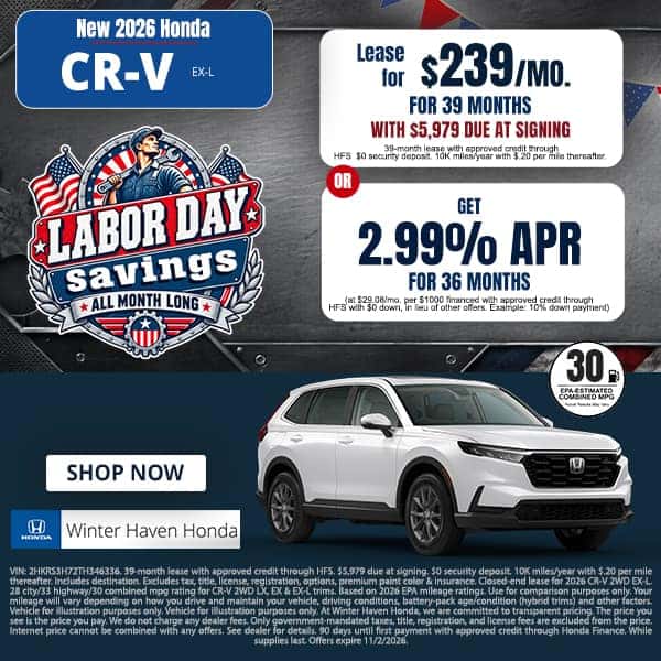 New 2026 Honda CR-V EX-L